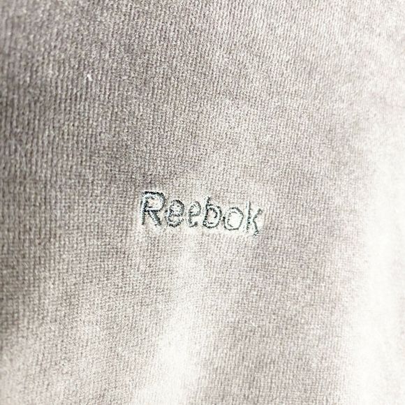$10 SALE! Reebok Velvet Full Zip Hoodie Athletic Sweatshirt - Picture 4 of 6
